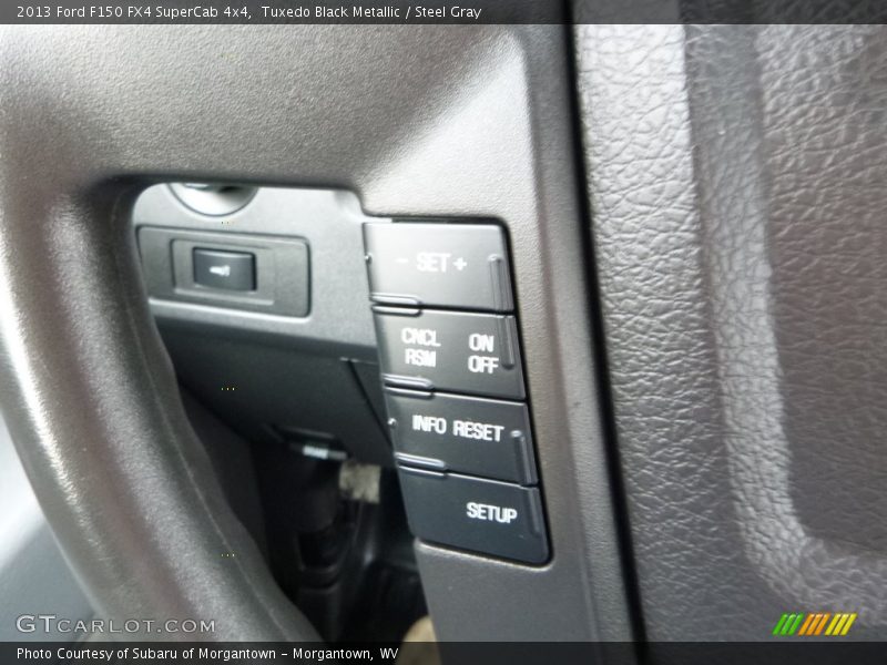 Tuxedo Black Metallic / Steel Gray 2013 Ford F150 FX4 SuperCab 4x4