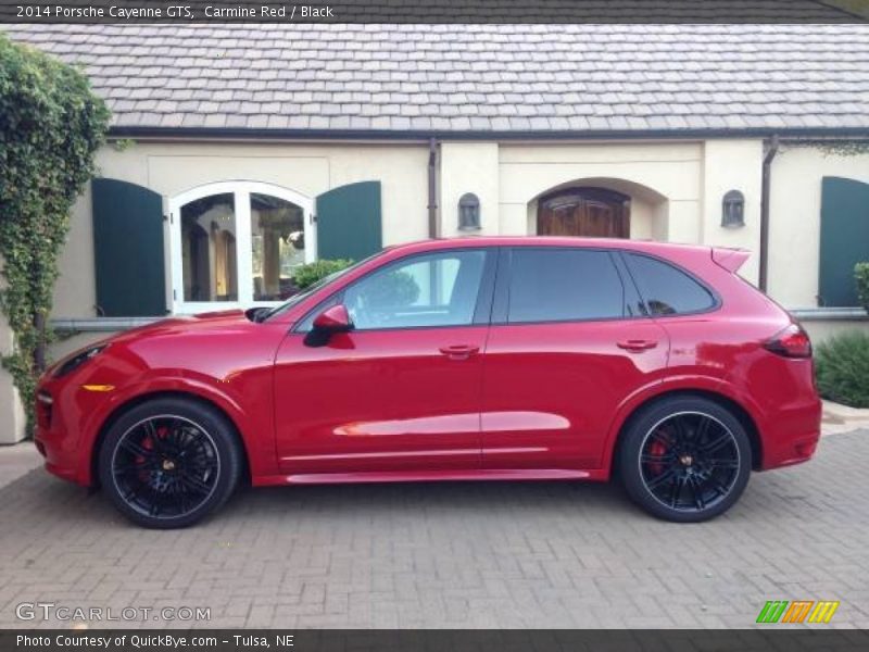 Carmine Red / Black 2014 Porsche Cayenne GTS