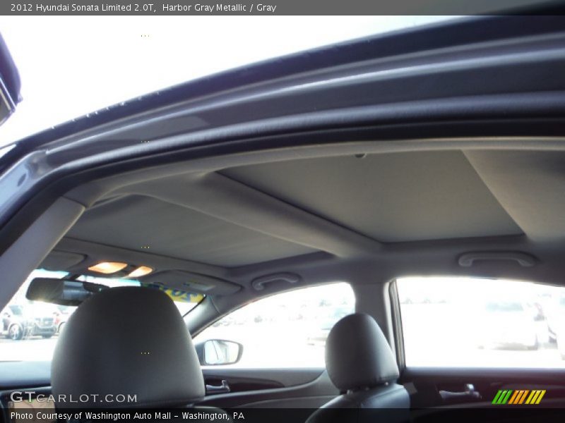 Harbor Gray Metallic / Gray 2012 Hyundai Sonata Limited 2.0T