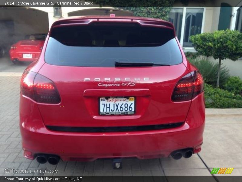 Carmine Red / Black 2014 Porsche Cayenne GTS