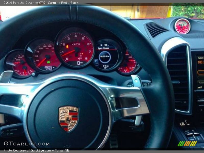 Carmine Red / Black 2014 Porsche Cayenne GTS