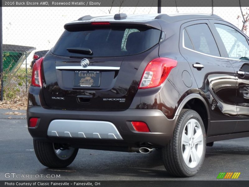 Rosewood Metallic / Ebony 2016 Buick Encore AWD