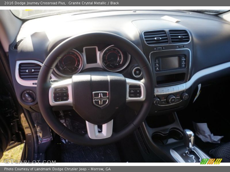 Granite Crystal Metallic / Black 2016 Dodge Journey Crossroad Plus