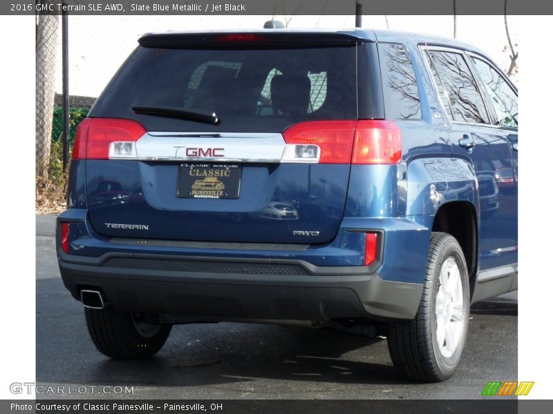 Slate Blue Metallic / Jet Black 2016 GMC Terrain SLE AWD