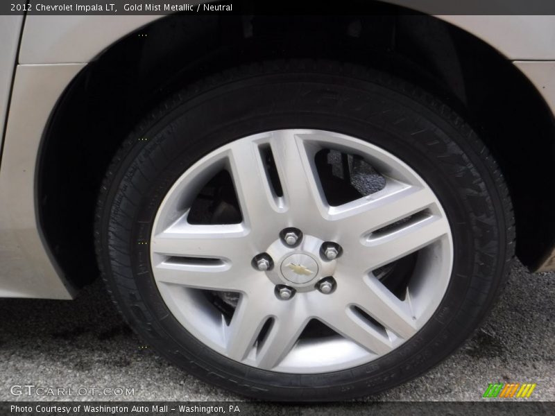 Gold Mist Metallic / Neutral 2012 Chevrolet Impala LT
