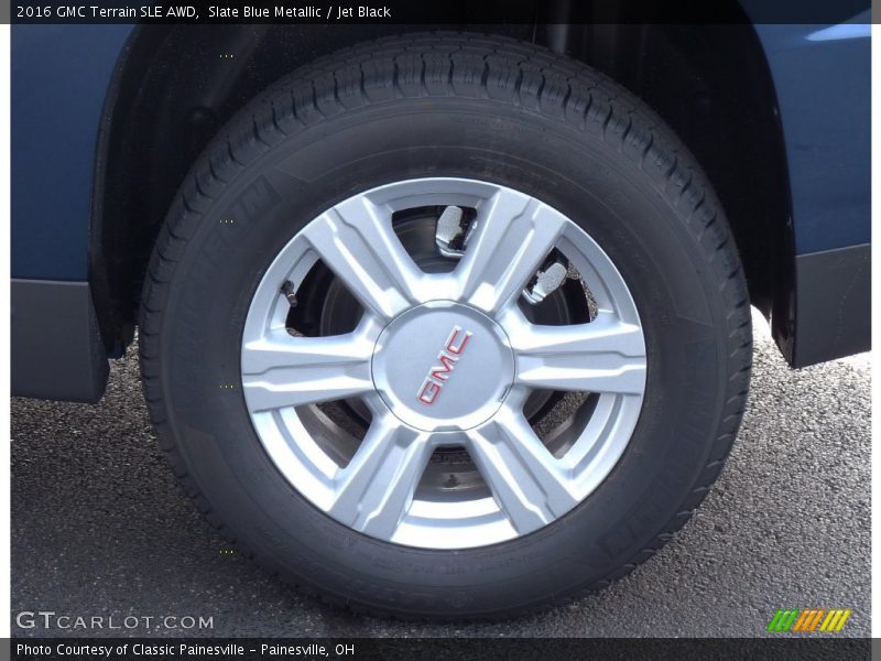 Slate Blue Metallic / Jet Black 2016 GMC Terrain SLE AWD