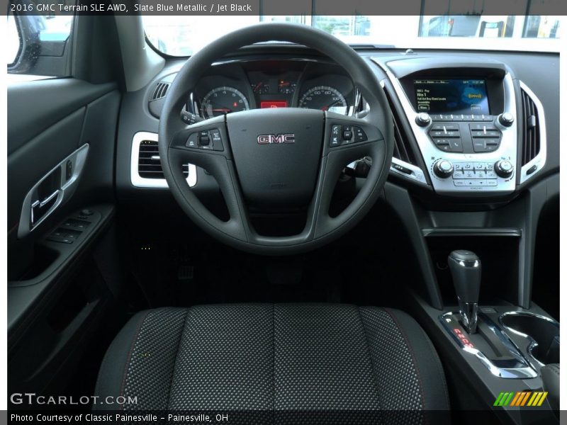 Slate Blue Metallic / Jet Black 2016 GMC Terrain SLE AWD