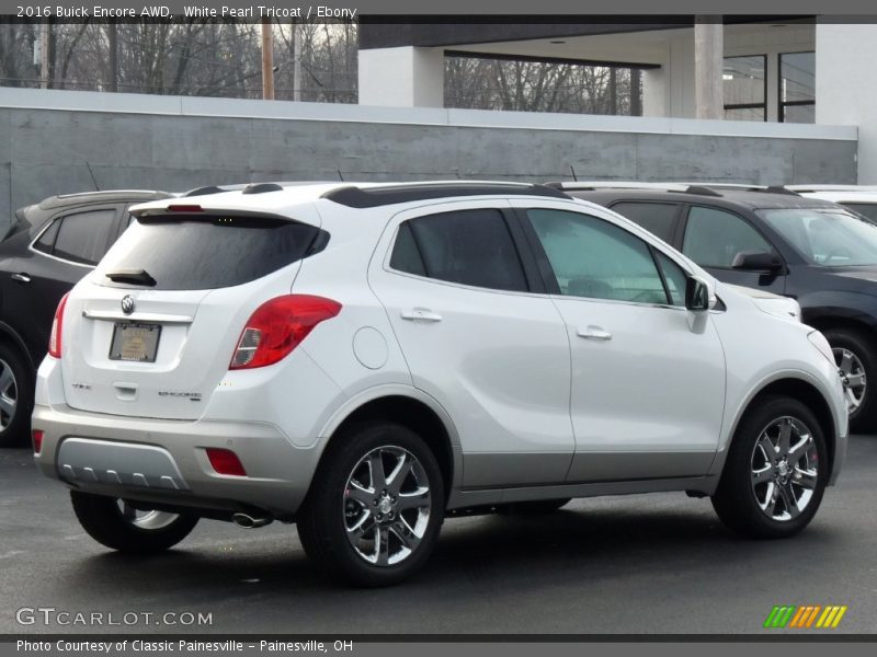 White Pearl Tricoat / Ebony 2016 Buick Encore AWD