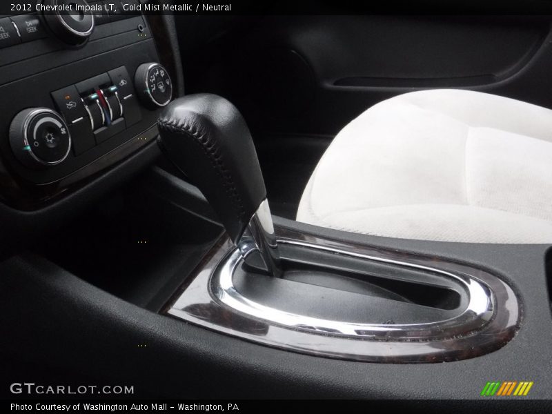 Gold Mist Metallic / Neutral 2012 Chevrolet Impala LT