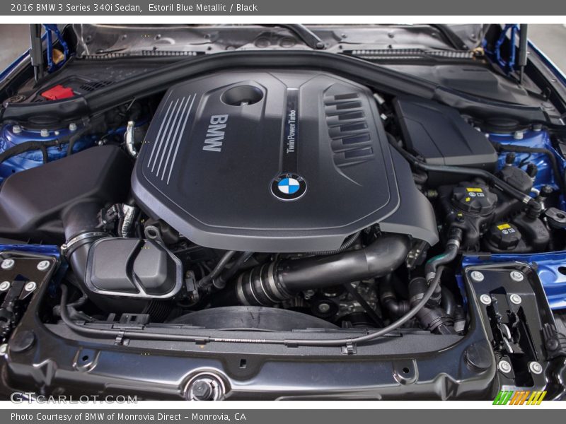  2016 3 Series 340i Sedan Engine - 3.0 Liter DI TwinPower Turbocharged DOHC 24-Valve VVT Inline 6 Cylinder
