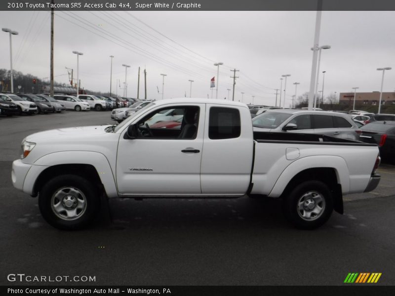Super White / Graphite 2010 Toyota Tacoma SR5 Access Cab 4x4