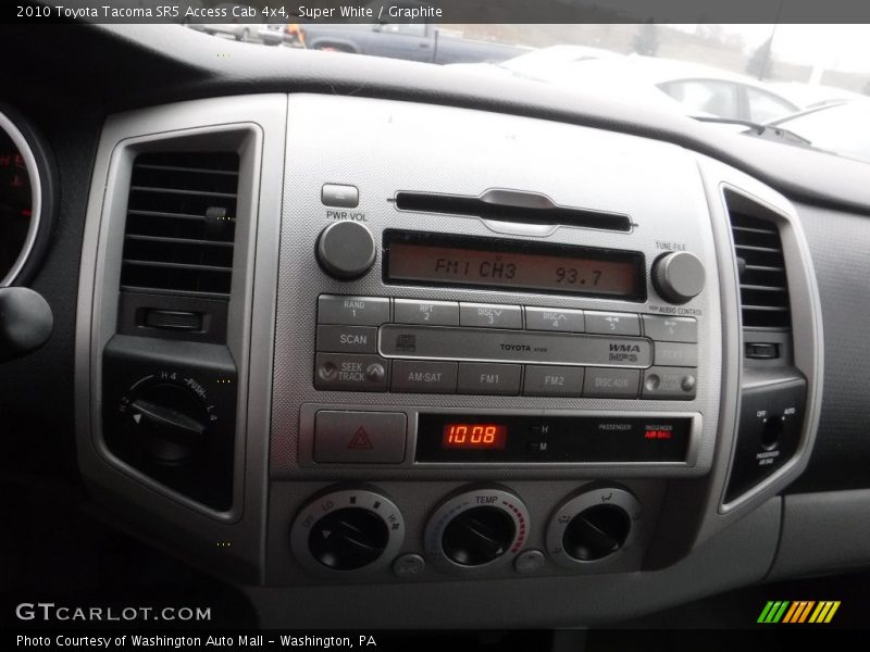 Super White / Graphite 2010 Toyota Tacoma SR5 Access Cab 4x4