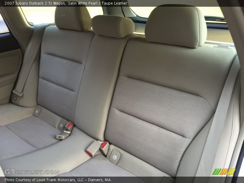 Satin White Pearl / Taupe Leather 2007 Subaru Outback 2.5i Wagon