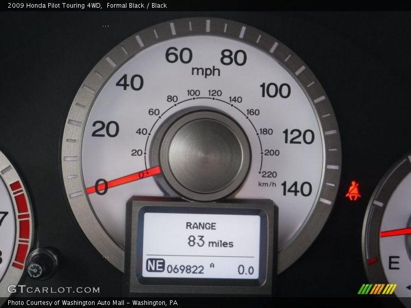 Formal Black / Black 2009 Honda Pilot Touring 4WD