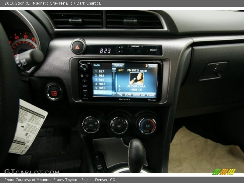 Magnetic Gray Metallic / Dark Charcoal 2016 Scion tC