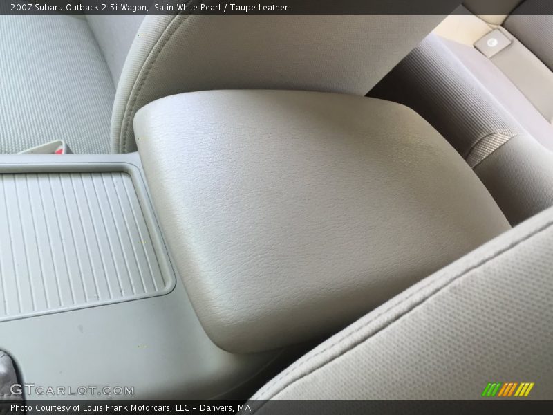 Satin White Pearl / Taupe Leather 2007 Subaru Outback 2.5i Wagon
