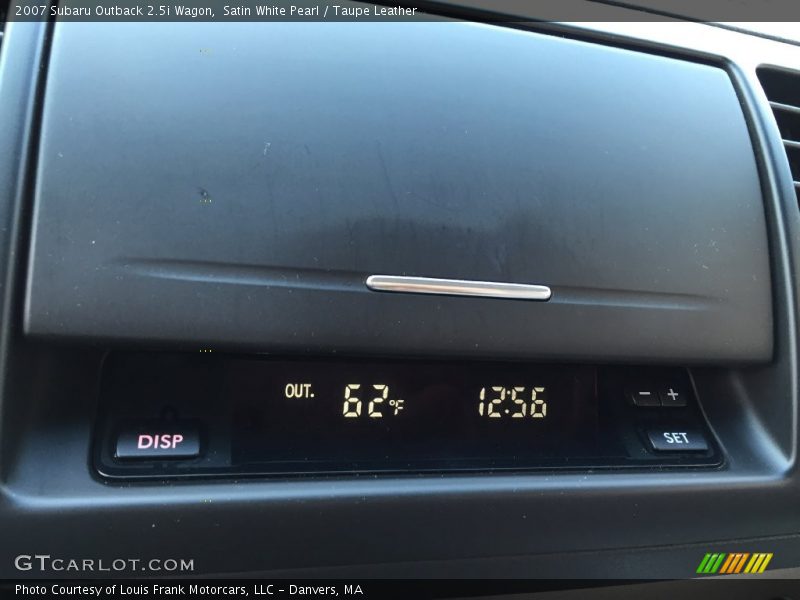 Satin White Pearl / Taupe Leather 2007 Subaru Outback 2.5i Wagon