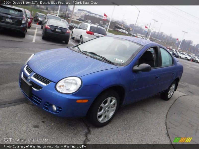 Electric Blue Pearlcoat / Dark Slate Gray 2004 Dodge Neon SXT