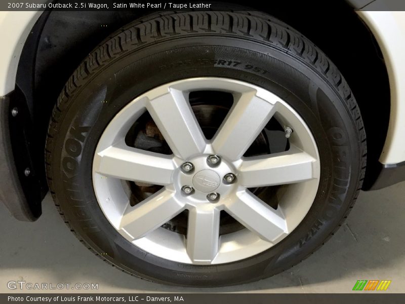Satin White Pearl / Taupe Leather 2007 Subaru Outback 2.5i Wagon