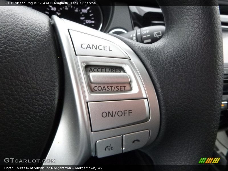 Magnetic Black / Charcoal 2016 Nissan Rogue SV AWD