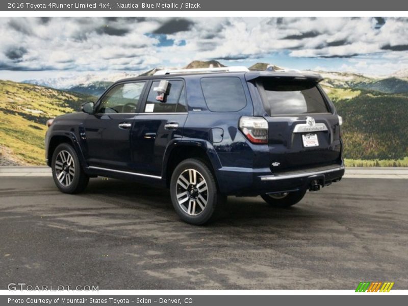 Nautical Blue Metallic / Black 2016 Toyota 4Runner Limited 4x4
