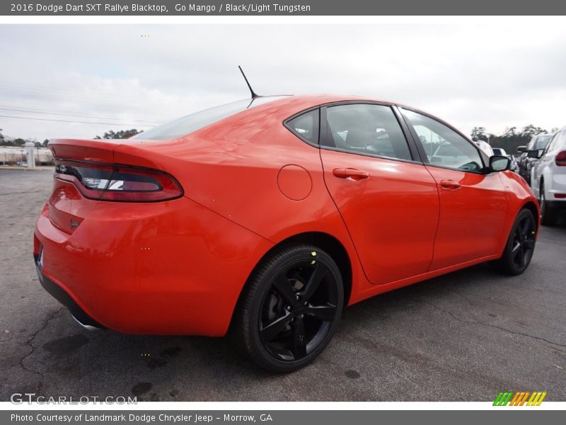 Go Mango / Black/Light Tungsten 2016 Dodge Dart SXT Rallye Blacktop