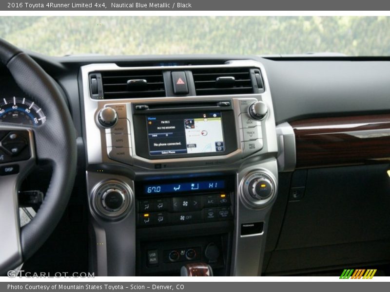 Nautical Blue Metallic / Black 2016 Toyota 4Runner Limited 4x4