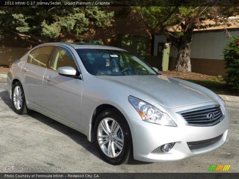 Liquid Platinum / Graphite 2013 Infiniti G 37 Journey Sedan