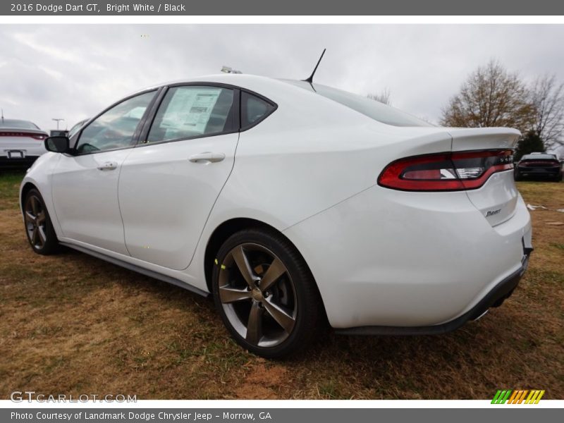 Bright White / Black 2016 Dodge Dart GT