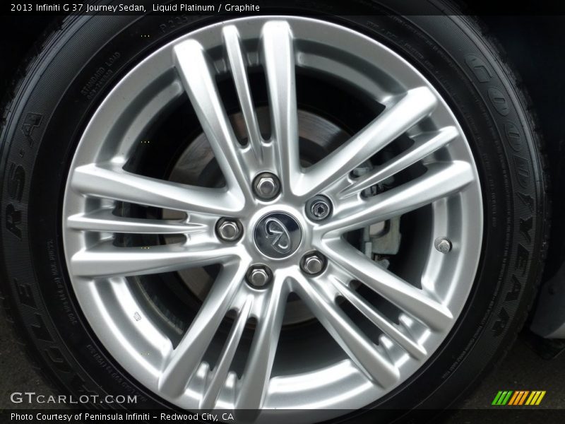 Liquid Platinum / Graphite 2013 Infiniti G 37 Journey Sedan