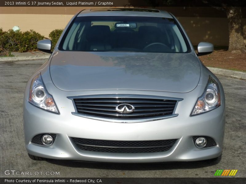 Liquid Platinum / Graphite 2013 Infiniti G 37 Journey Sedan