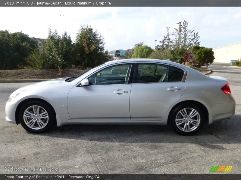 Liquid Platinum / Graphite 2013 Infiniti G 37 Journey Sedan