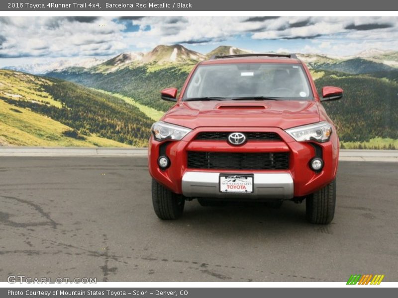 Barcelona Red Metallic / Black 2016 Toyota 4Runner Trail 4x4