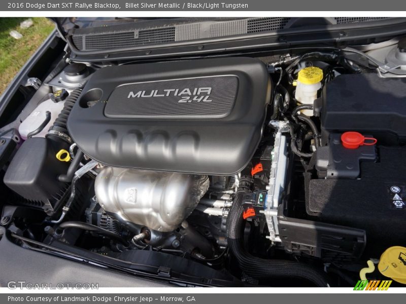 Billet Silver Metallic / Black/Light Tungsten 2016 Dodge Dart SXT Rallye Blacktop