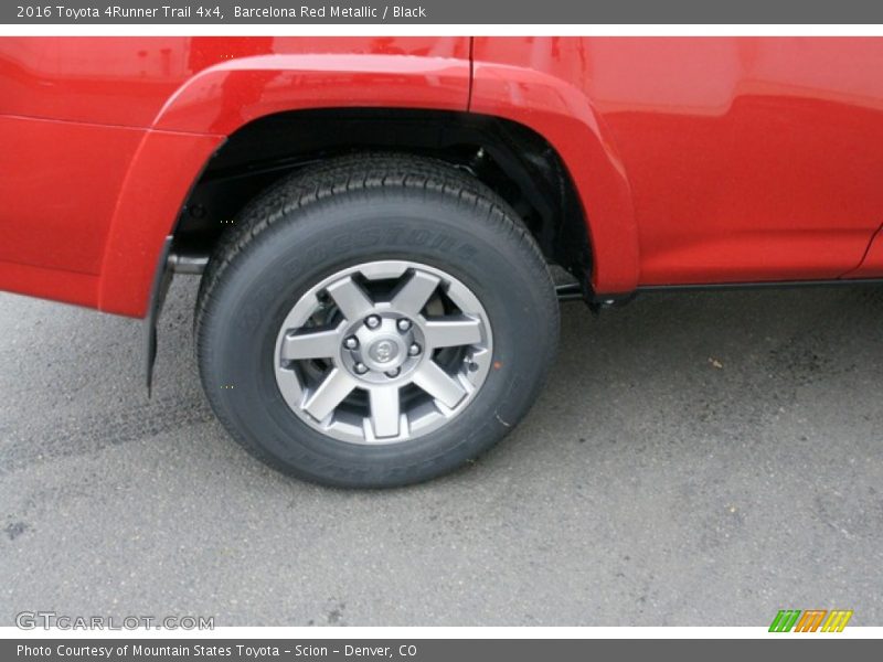 Barcelona Red Metallic / Black 2016 Toyota 4Runner Trail 4x4