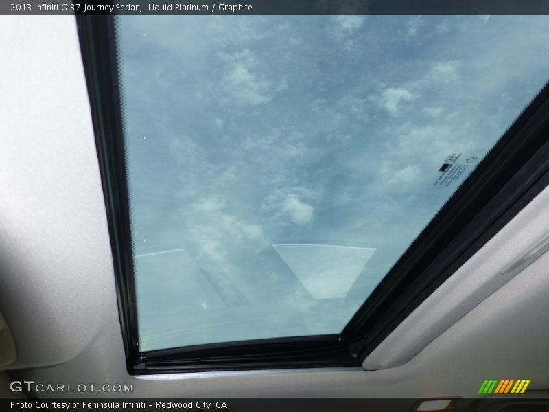 Liquid Platinum / Graphite 2013 Infiniti G 37 Journey Sedan