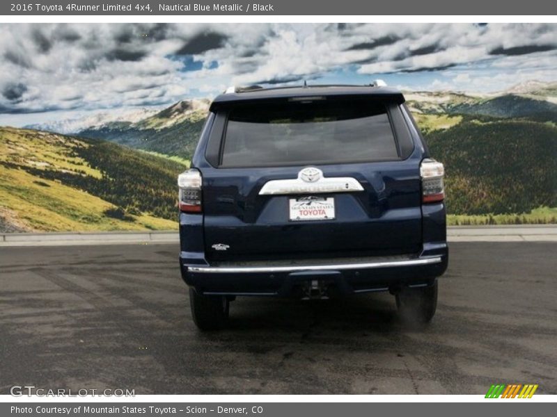 Nautical Blue Metallic / Black 2016 Toyota 4Runner Limited 4x4