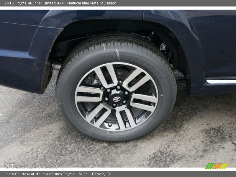 Nautical Blue Metallic / Black 2016 Toyota 4Runner Limited 4x4