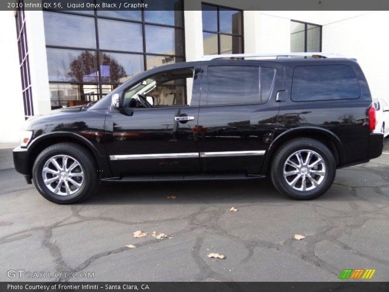 Liquid Onyx Black / Graphite 2010 Infiniti QX 56