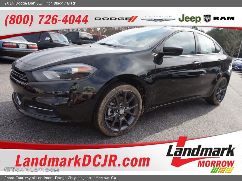 Pitch Black / Black 2016 Dodge Dart SE