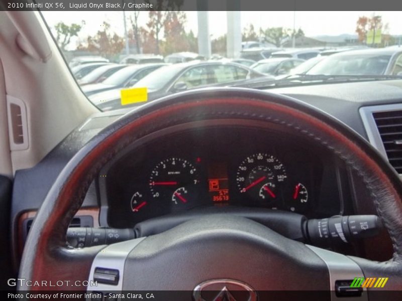 Liquid Onyx Black / Graphite 2010 Infiniti QX 56