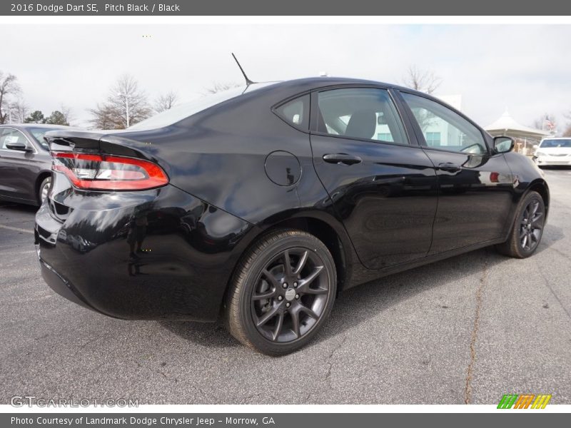 Pitch Black / Black 2016 Dodge Dart SE