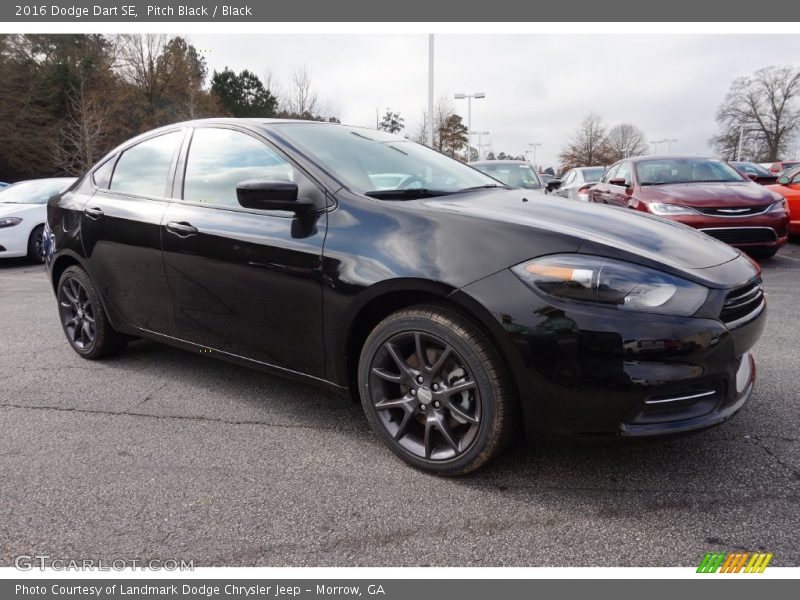 Pitch Black / Black 2016 Dodge Dart SE
