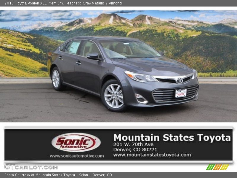 Magnetic Gray Metallic / Almond 2015 Toyota Avalon XLE Premium