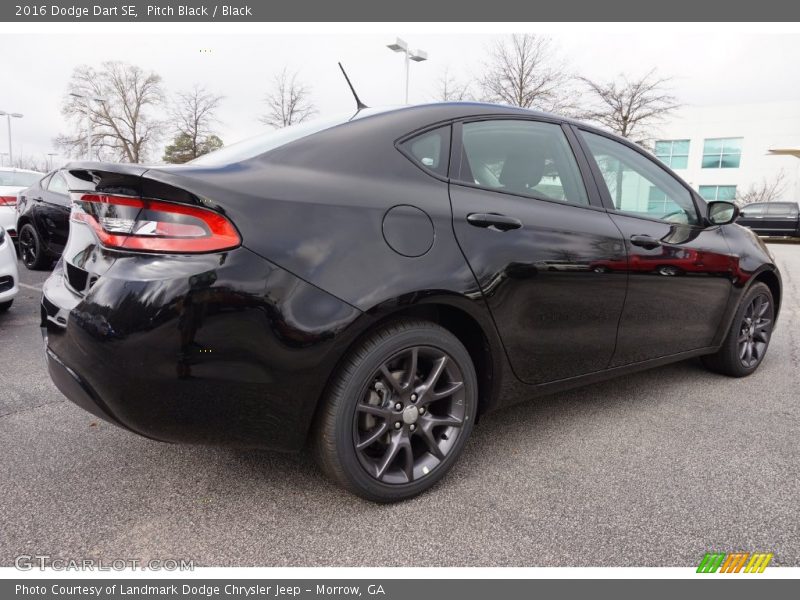 Pitch Black / Black 2016 Dodge Dart SE