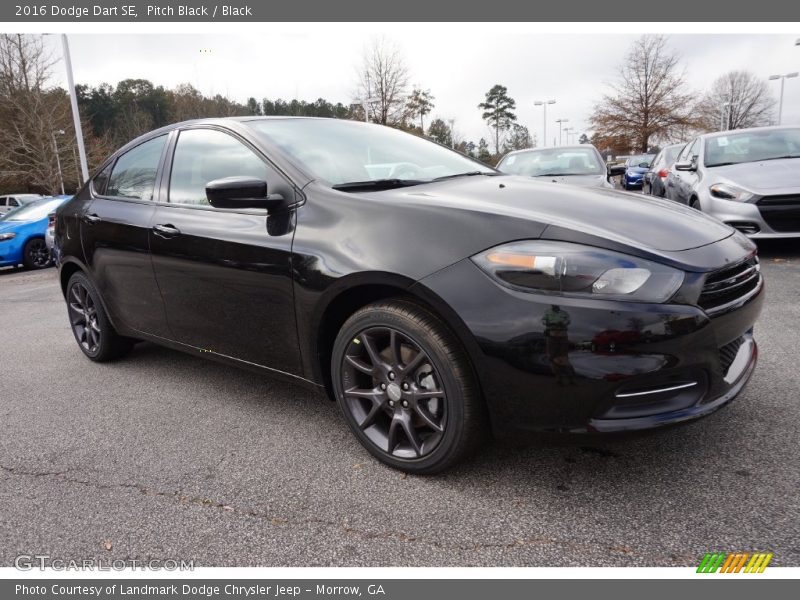 Pitch Black / Black 2016 Dodge Dart SE