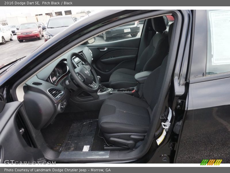 Pitch Black / Black 2016 Dodge Dart SE