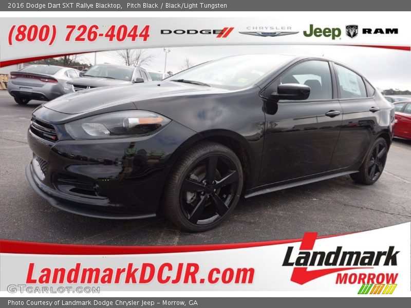 Pitch Black / Black/Light Tungsten 2016 Dodge Dart SXT Rallye Blacktop