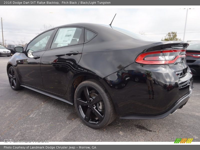 Pitch Black / Black/Light Tungsten 2016 Dodge Dart SXT Rallye Blacktop