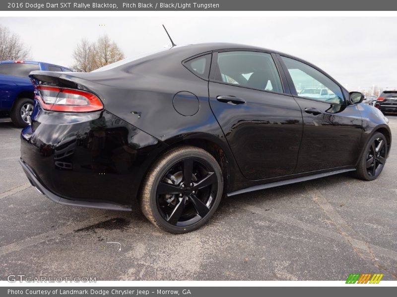 Pitch Black / Black/Light Tungsten 2016 Dodge Dart SXT Rallye Blacktop